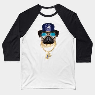 Gamer Pug Baseball T-Shirt